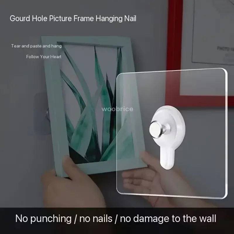 Heavy Duty Adhesive Wall Hooks for Picture Frames and Decor - 1
