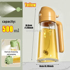 2-in-1 Glass Oil Sprayer and Pourer for Cooking