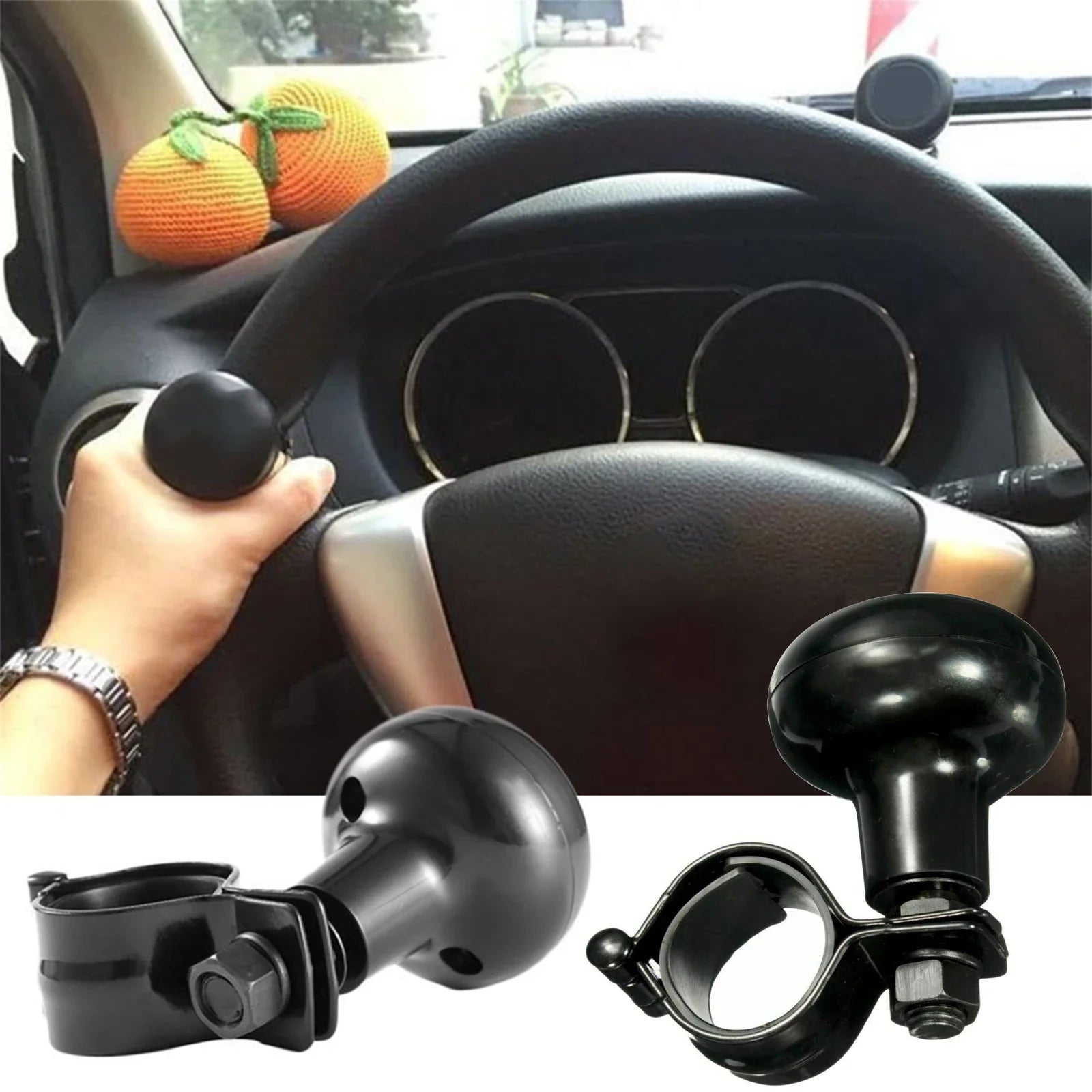Universal Steering Wheel Spinner Knob Booster - 9