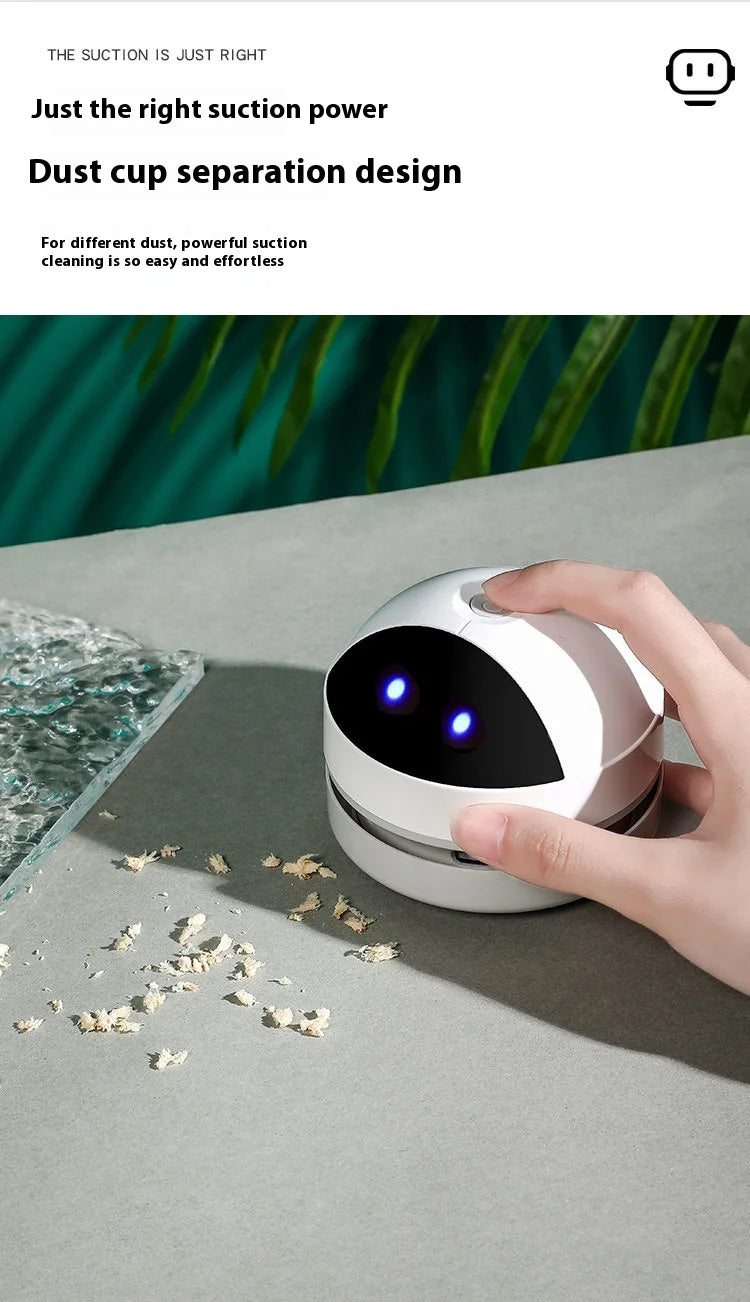 Portable USB Rechargeable Desktop Vacuum Cleaner - 10