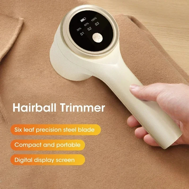 Electric Rechargeable Fabric Shaver and Lint Remover - 1