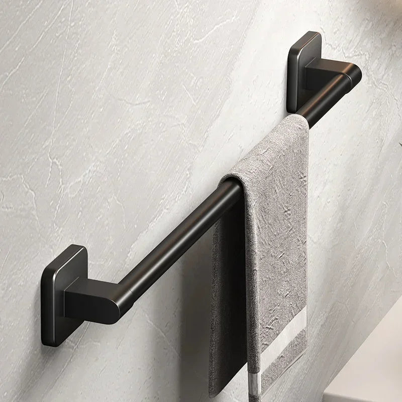 Wall Mounted Adhesive Towel Rack for Bathroom and Kitchen