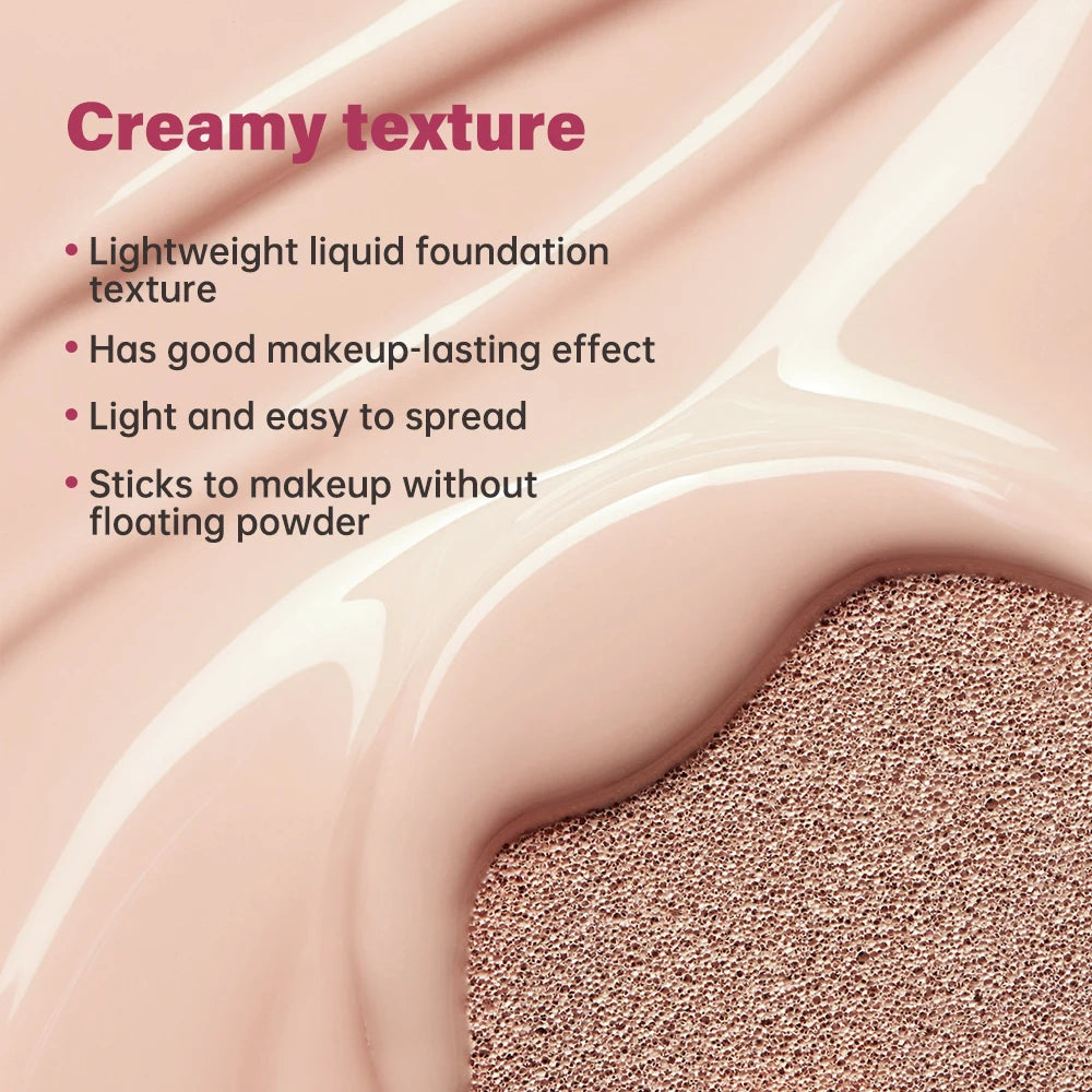 Semi-Matte Long-Lasting Cushion Foundation for Flawless Coverage