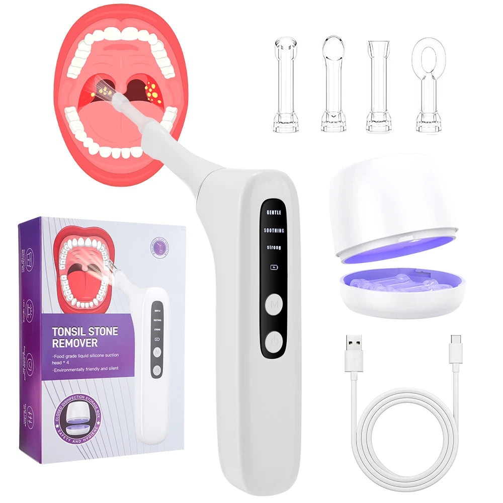 HD Visible Tonsil Stone Remover Vacuum Tool - 17