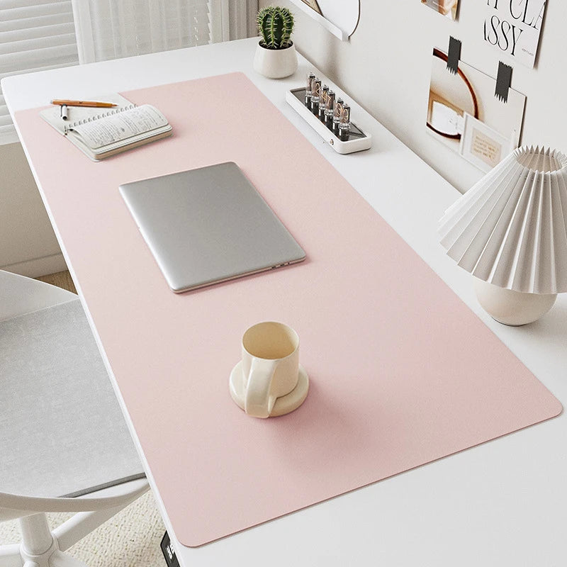 Waterproof PU Leather Desk Mat and Mouse Pad