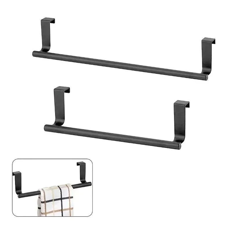 Over-Cabinet Stainless Steel Towel Rack - 7