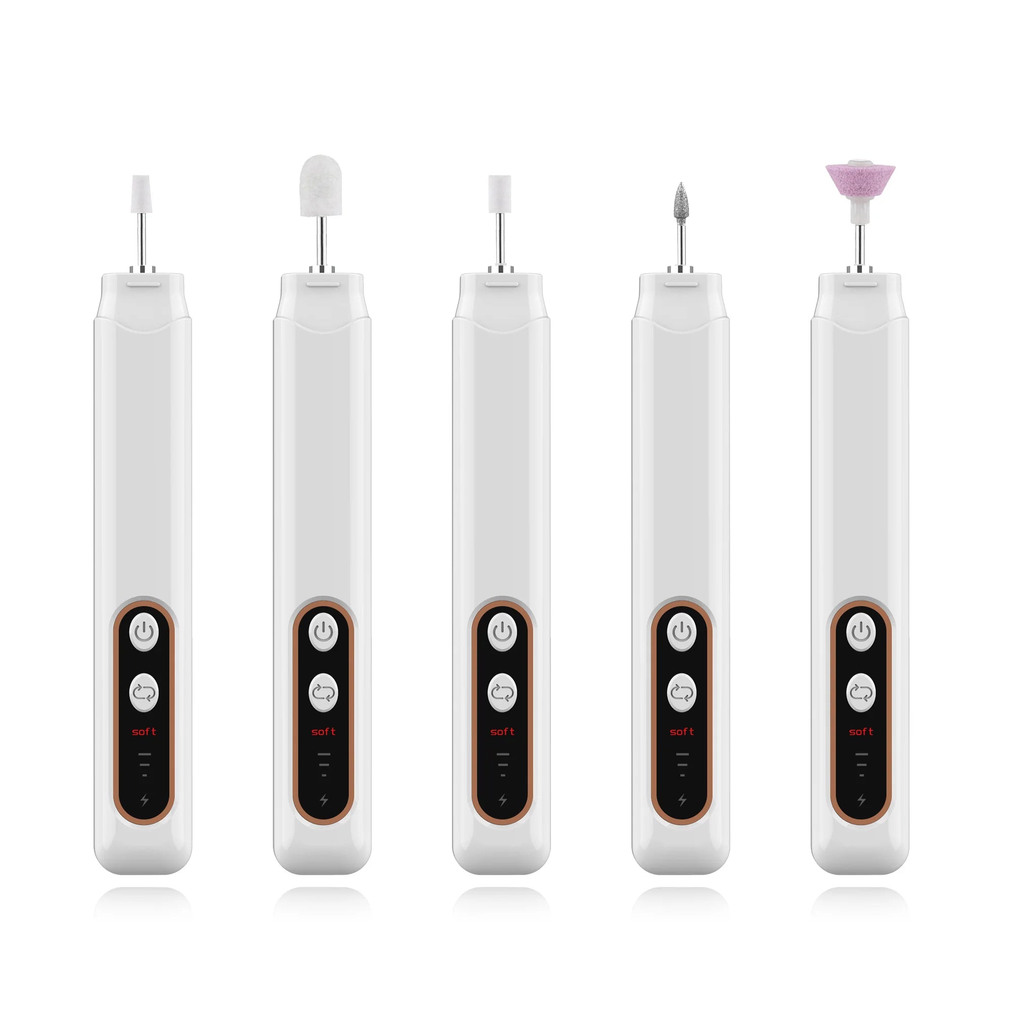 Electric Manicure and Pedicure Nail Drill File Kit - 18