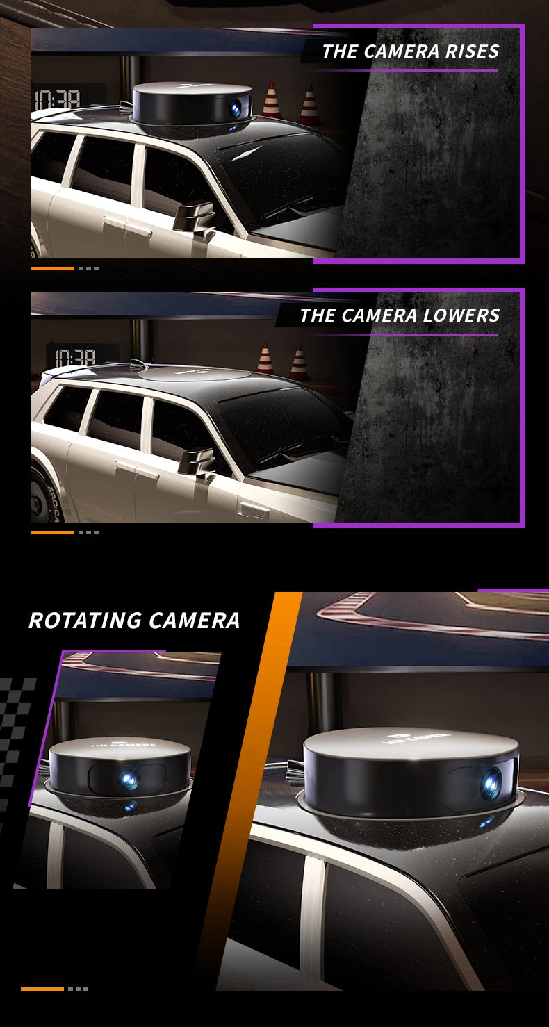 4K HD Camera Drift RC Car with Live Feed Controller - 24