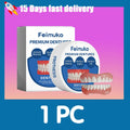 Instant Snap-On Silicone Cosmetic Dentures Set