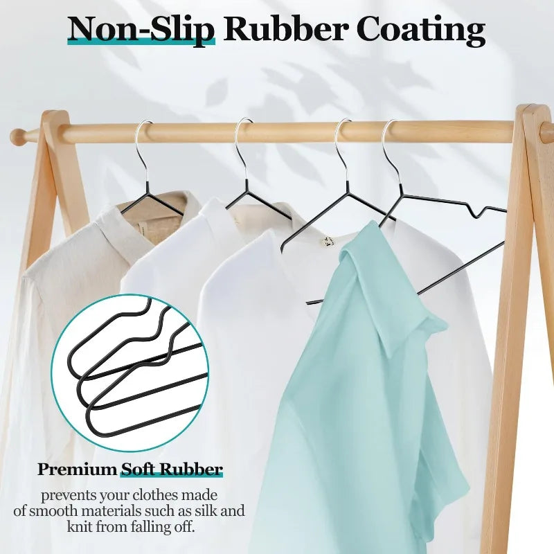 Non-Slip Heavy Duty Clothes Hangers for Closet Organization
