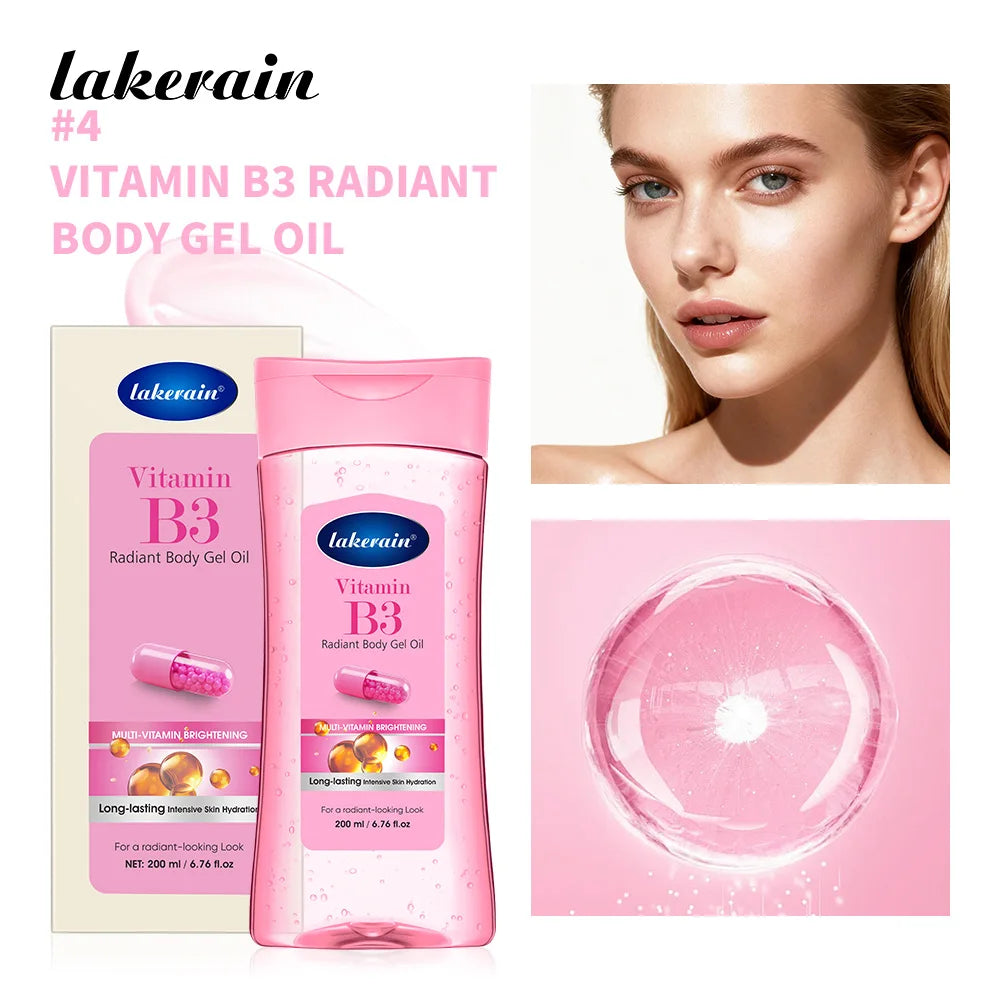 Radiant Cocoa Body Gel Oil for Hydrated Glowing Skin
