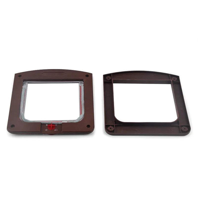4-Way Locking Cat Flap Door for Small Pets