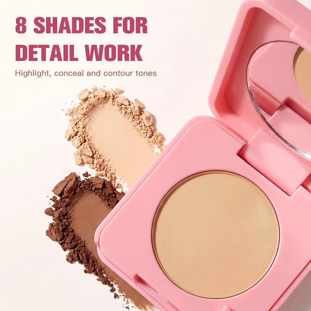 Matte Foundation Stick and Pressed Setting Powder Makeup Set