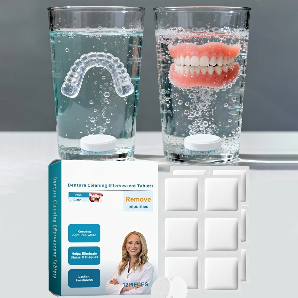 Effervescent Denture and Retainer Cleaning Tablets