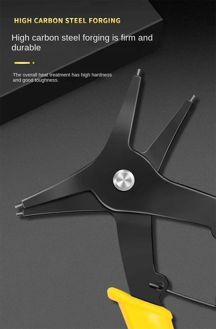 Multifunctional 4-in-1 Circlip Snap Ring Plier Tool