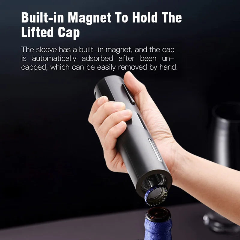 Automatic Electric Wine Opener with Foil Cutter