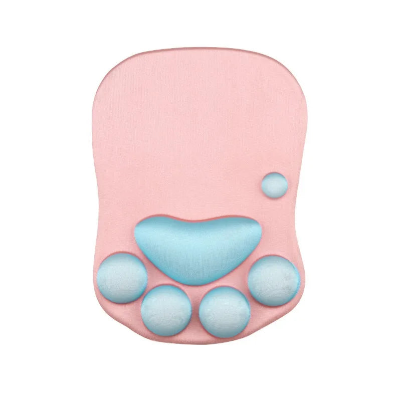 Ergonomic Cat Paw Wrist Rest Mouse Pad