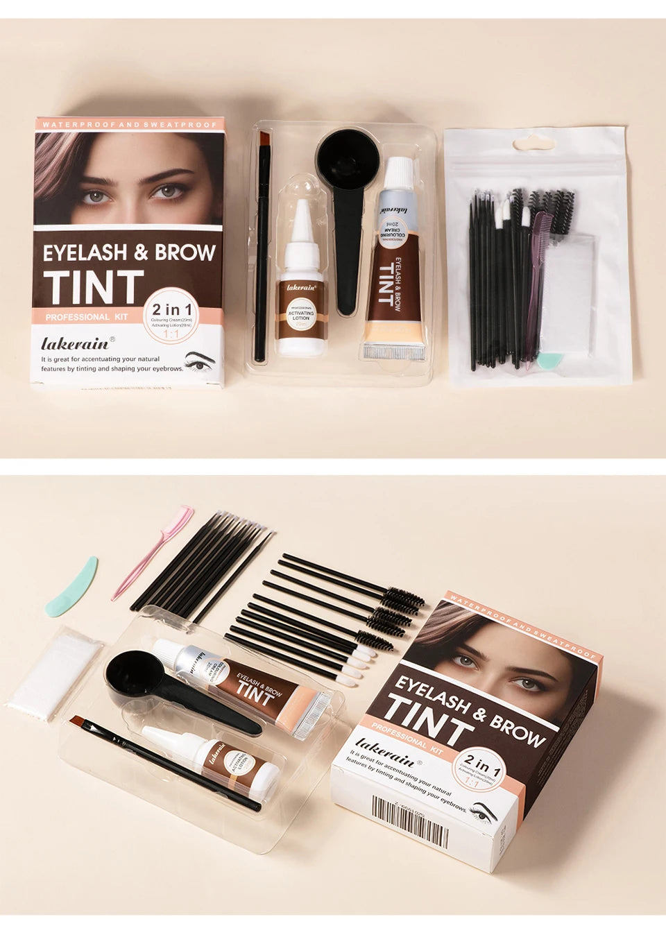 Professional Eyelash and Eyebrow Tinting Kit