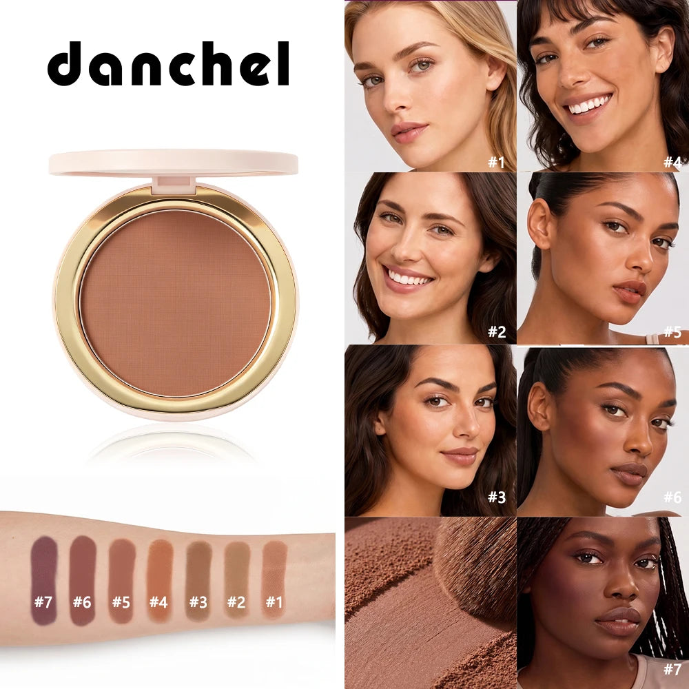 Buildable Matte Pressed Bronzer Powder for Face Contour