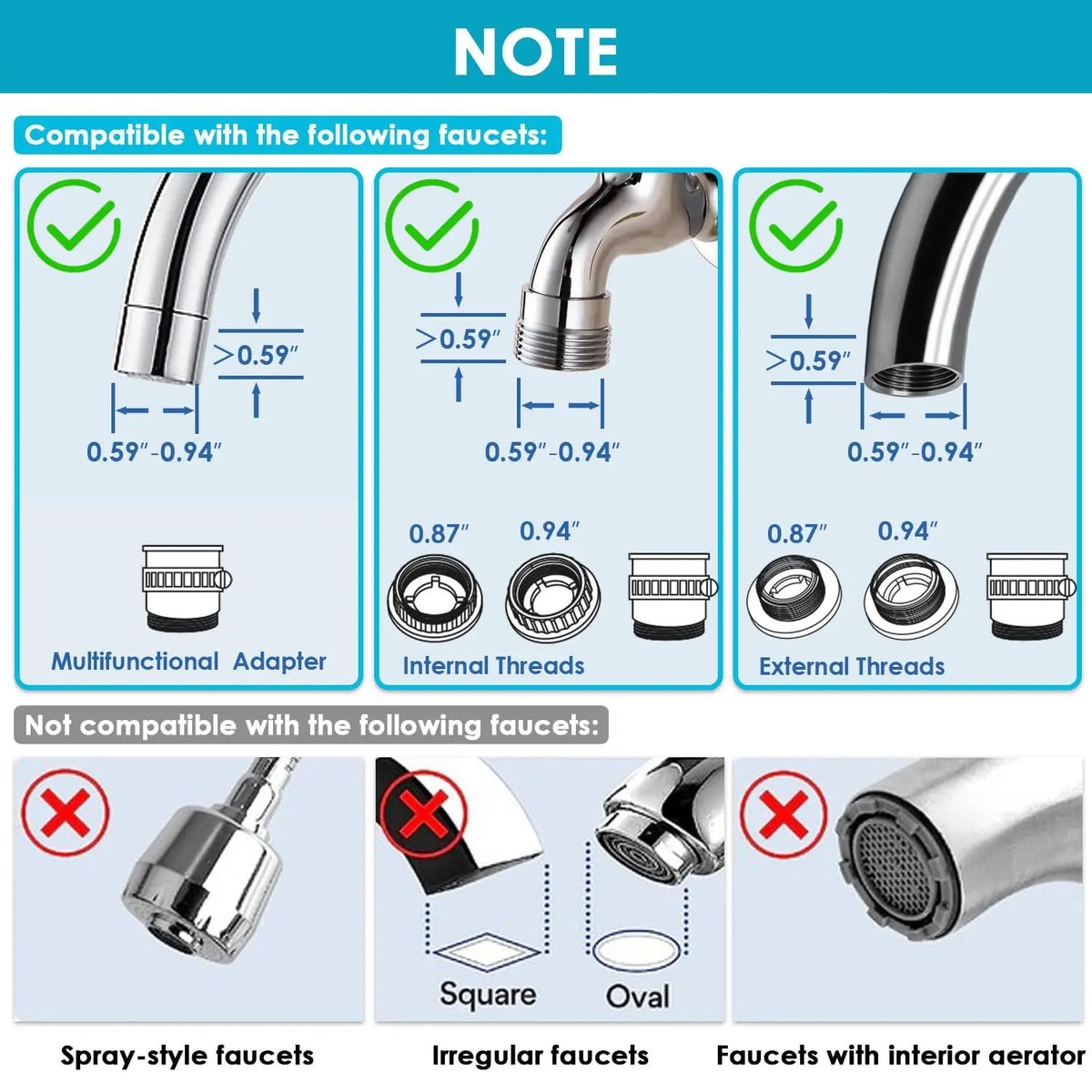 Stainless Steel Faucet Water Filter Purifier System