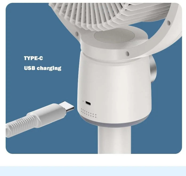 Rechargeable Portable Air Circulation Floor Fan - 22
