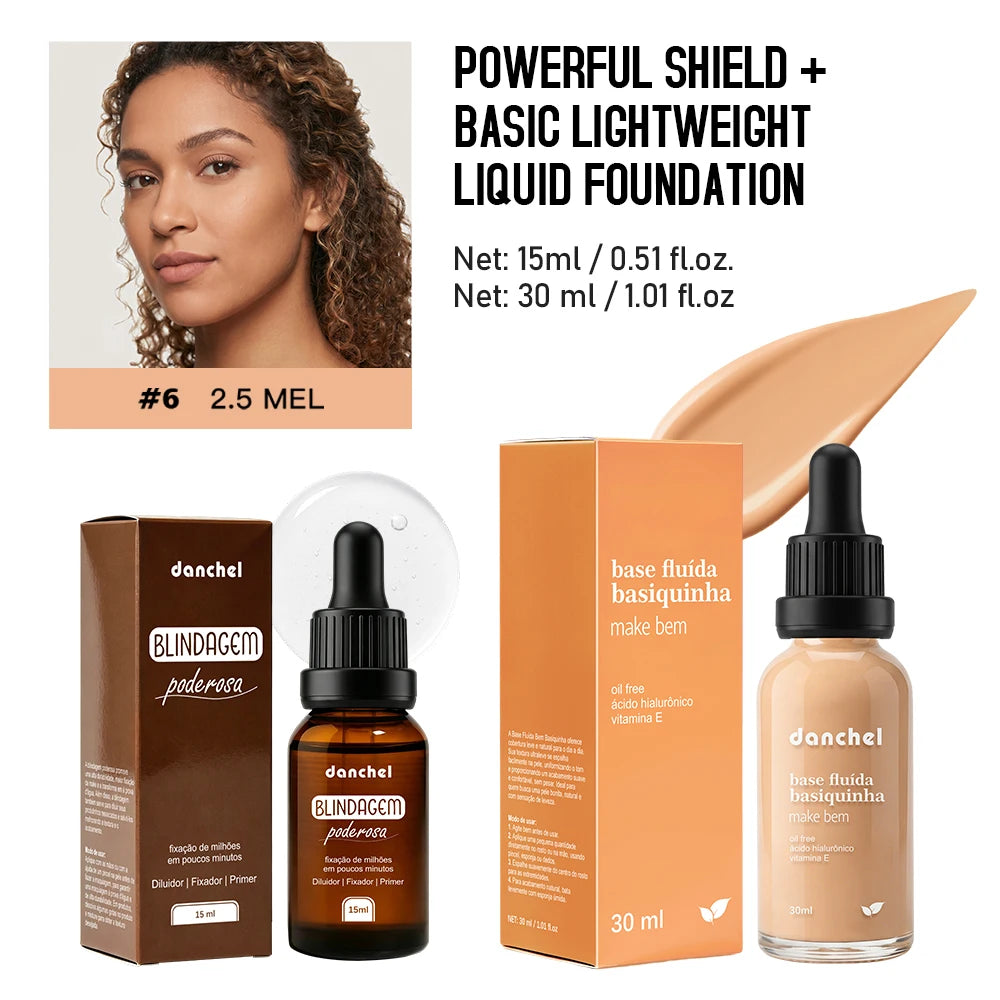 Liquid Foundation and Primer Makeup Set - 29