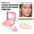 Oil-Control Pressed Setting Powder with Mirror and Phone Grip