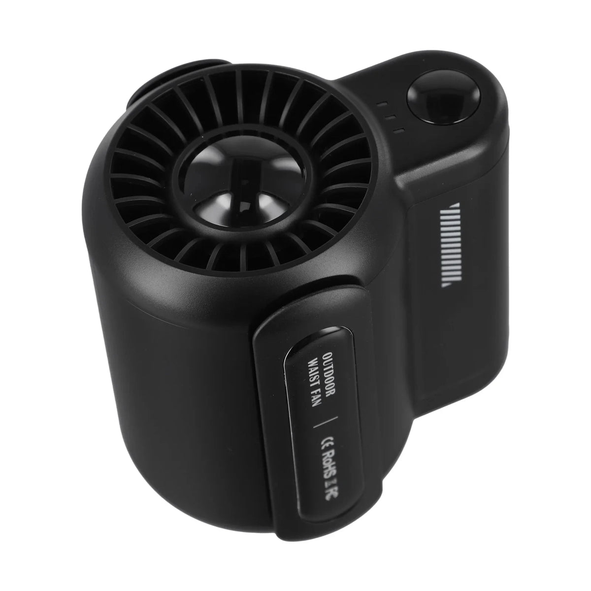 Portable Rechargeable Waist Clip Cooling Fan for Travel and Sports