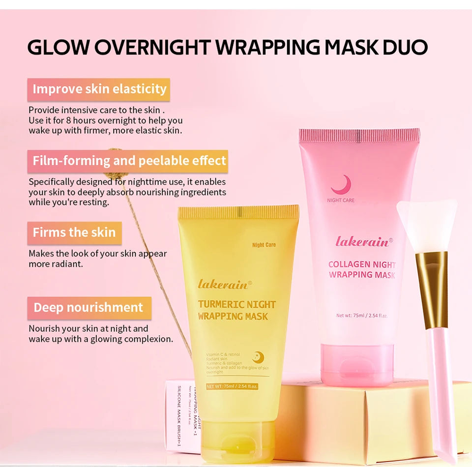 Overnight Peel-Off Face Mask Duo for Firming and Hydration