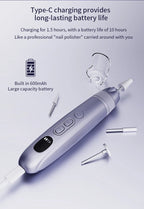 Electric Cordless Manicure and Pedicure Nail Drill Kit