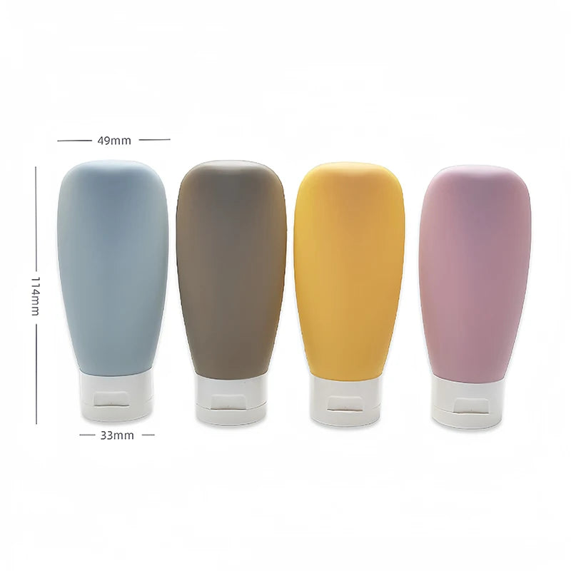 Leak-Proof Refillable Travel Bottles for Toiletries