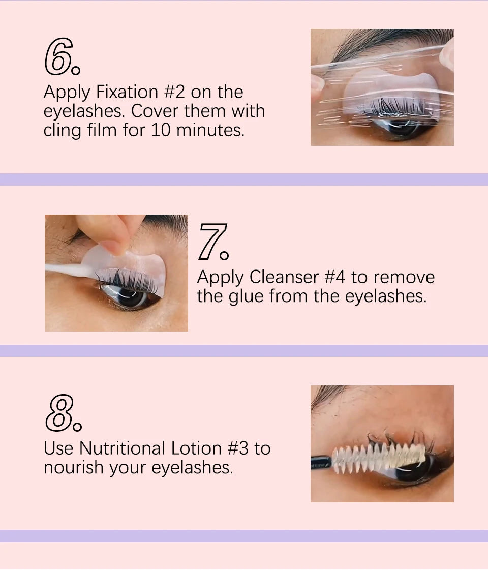 Professional Semi-Permanent Eyelash Lifting and Curling Kit - 13