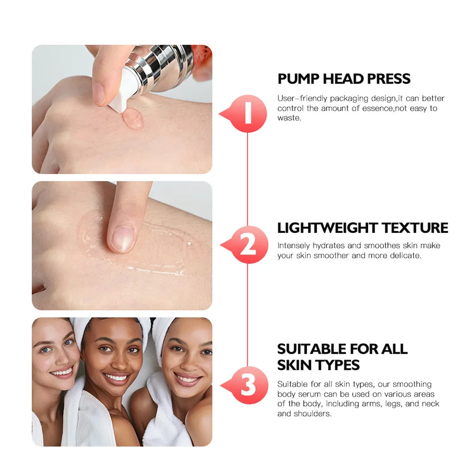 Smoothing Hydrating Body Serum for Radiant Skin