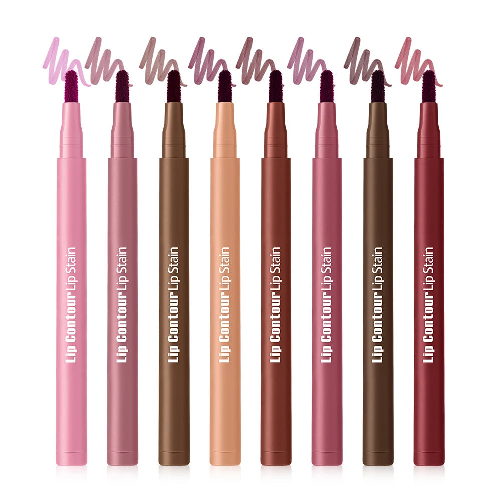 Waterproof Ballpoint Felt Tip Lip Liner Stain