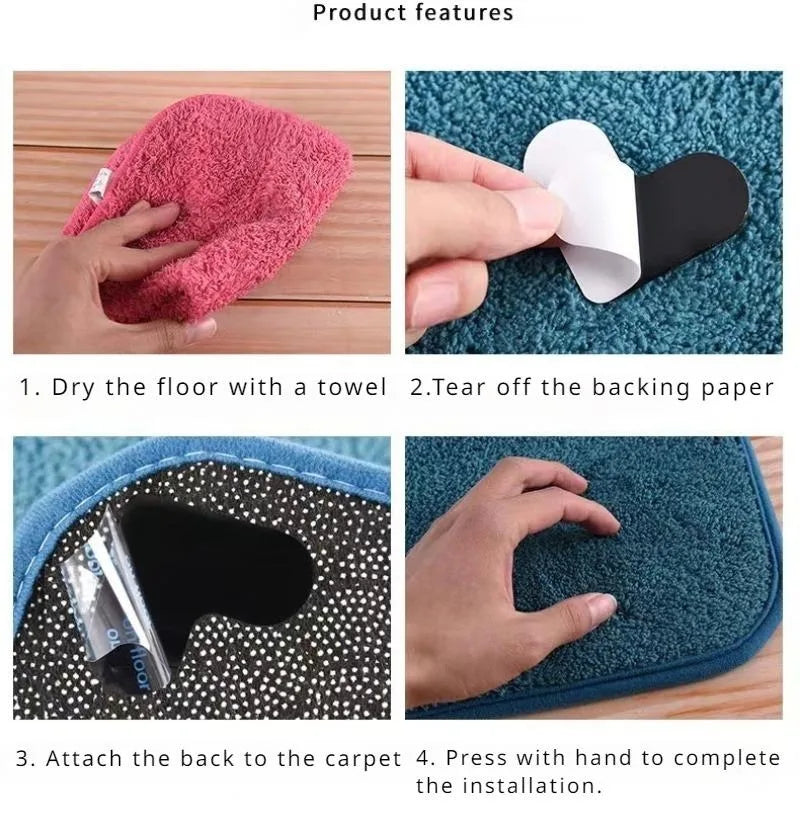 Anti-Slip Washable Rug Gripper Pads for Carpets - 6