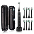Rechargeable Sonic Electric Toothbrush with 8 Brush Heads