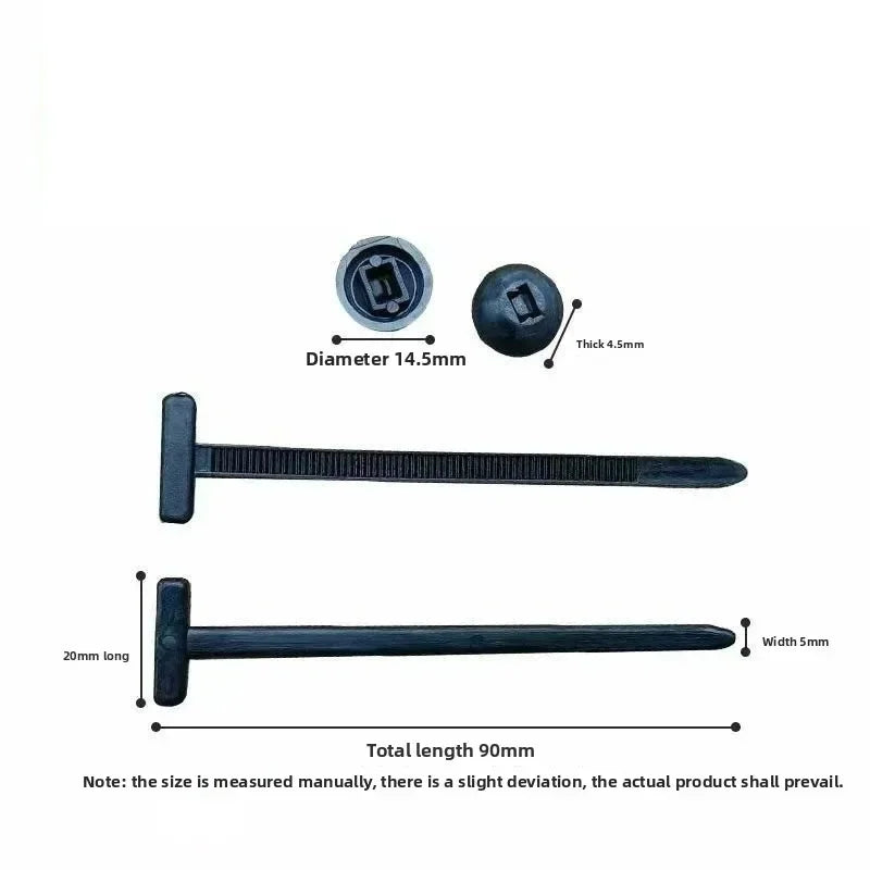 Heavy Duty Reusable Nylon Cable Ties and Fastener Clips