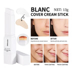 Full Coverage Cream Foundation Stick with Built-in Blending Brush