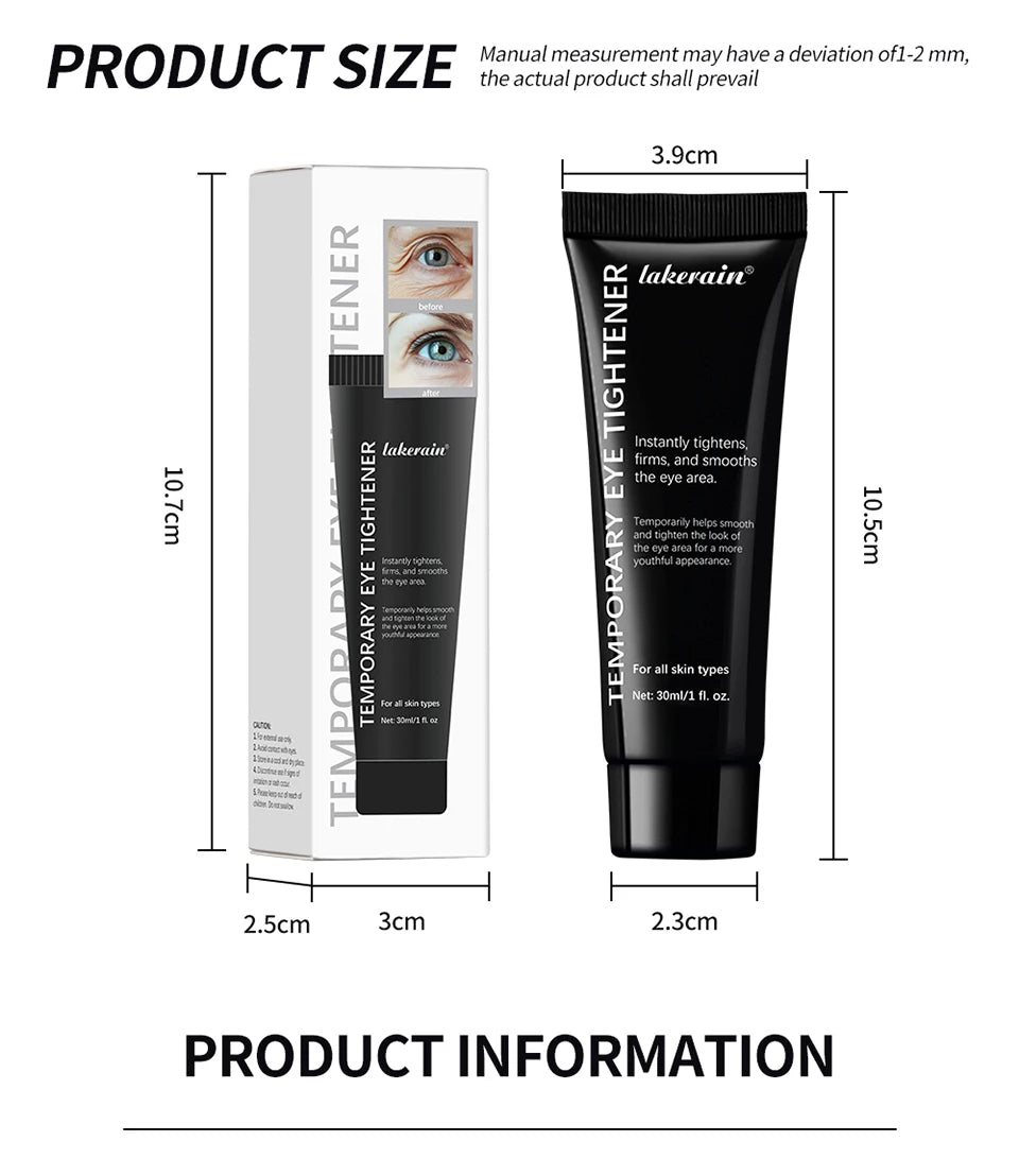 Instant Temporary Eye Tightening Firming Cream