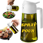 2-in-1 Dual Action Olive Oil Spray and Pour Dispenser