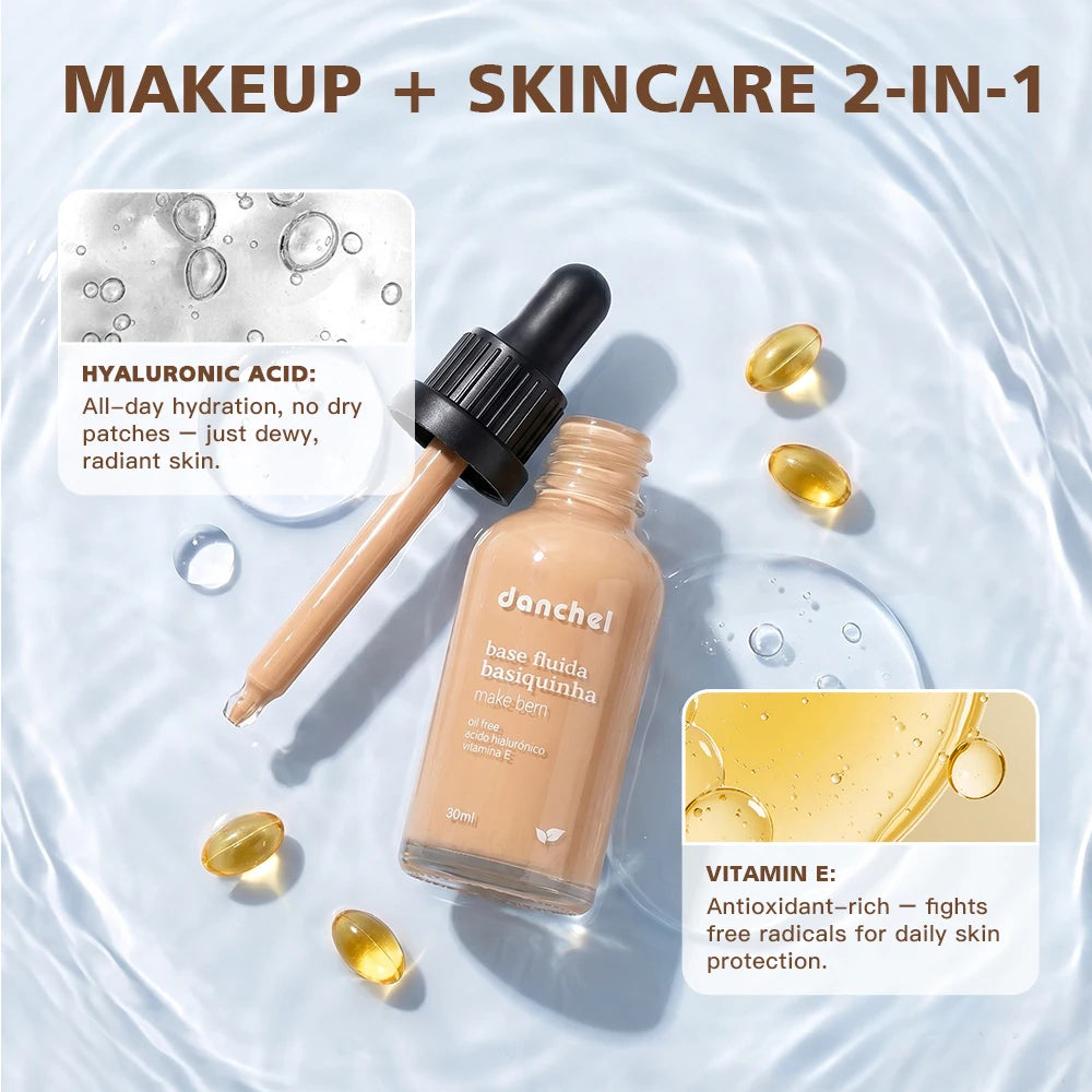 Matte Lightweight Liquid Foundation for Flawless Poreless Skin - 14