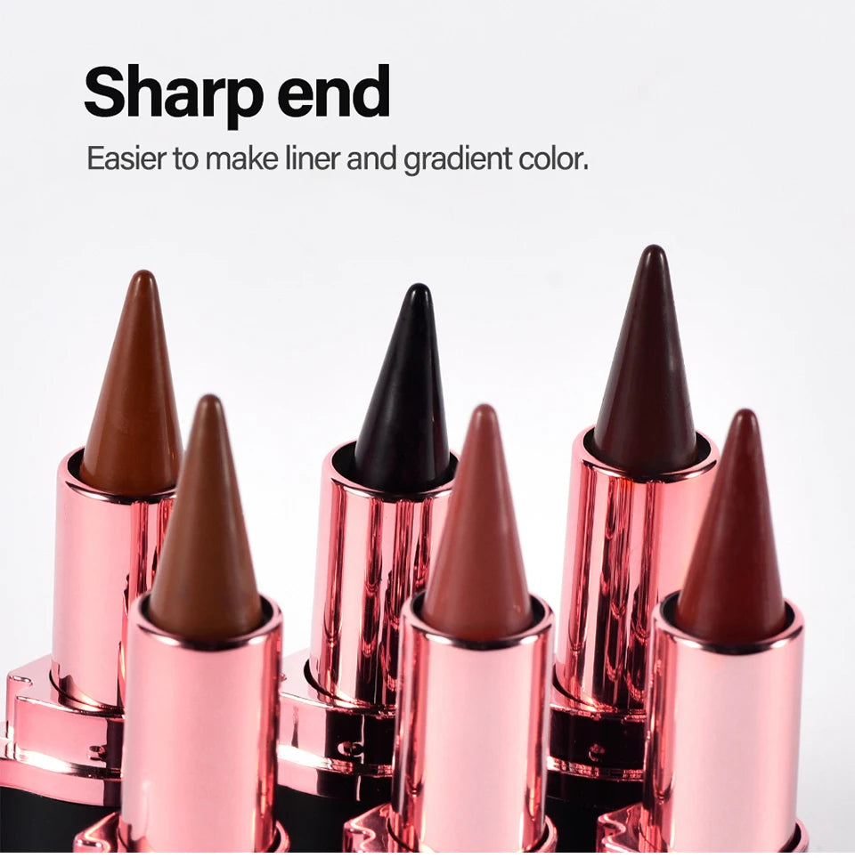 2-in-1 Waterproof Matte Lip Liner and Lipstick Crayon