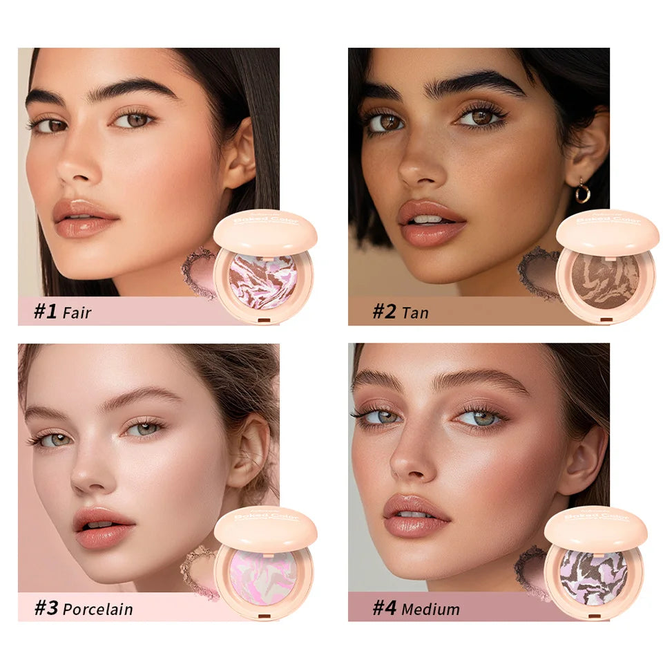 Baked Color Correcting Pressed Powder Foundation - 9