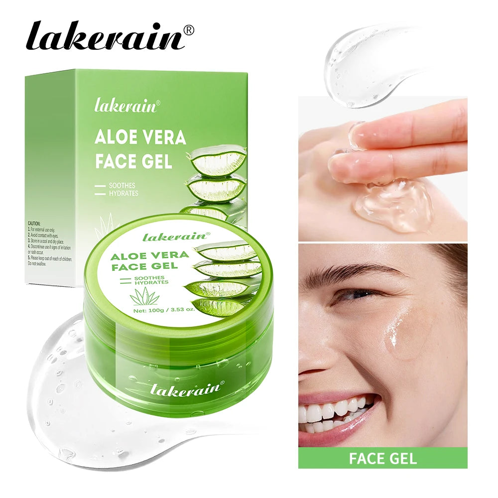 Soothing Aloe Vera Moisturizing Gel for Face and Skin