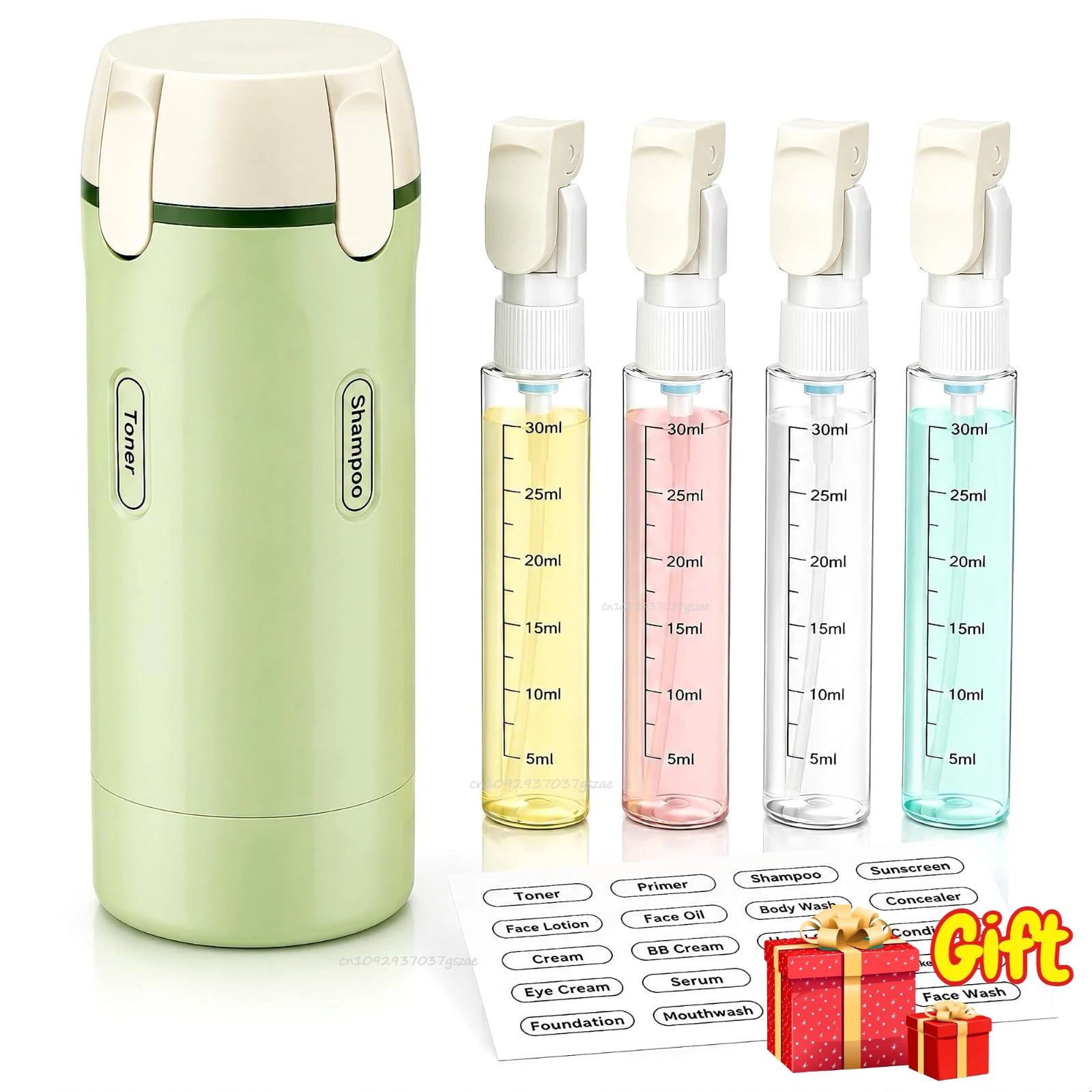 4-in-1 Portable Leak-Proof Travel Dispenser Bottle - 15
