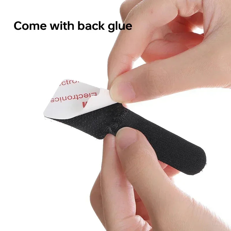 Self-Adhesive Reusable Cable Organizer Ties
