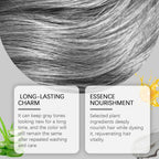 Permanent Silver Gray Hair Dye Cream