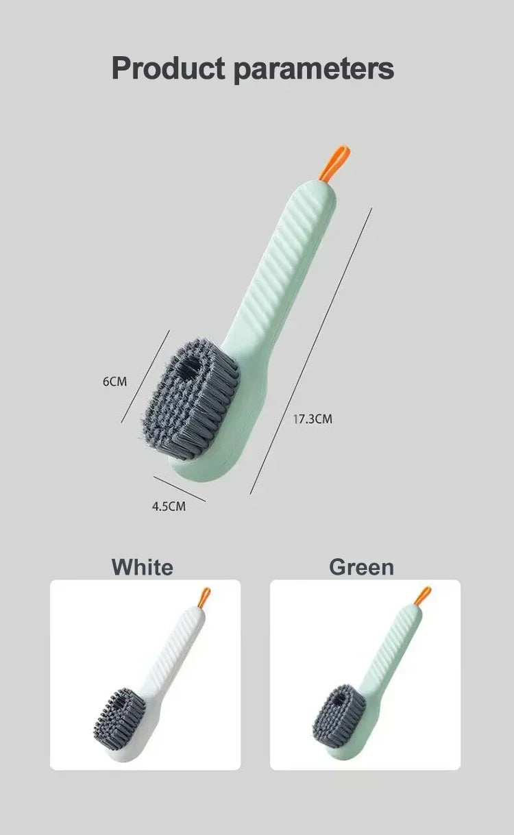 Multifunctional Liquid Dispensing Cleaning Brush
