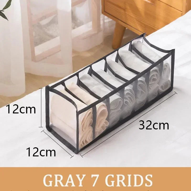 Foldable Mesh Closet Drawer Organizer for Clothing