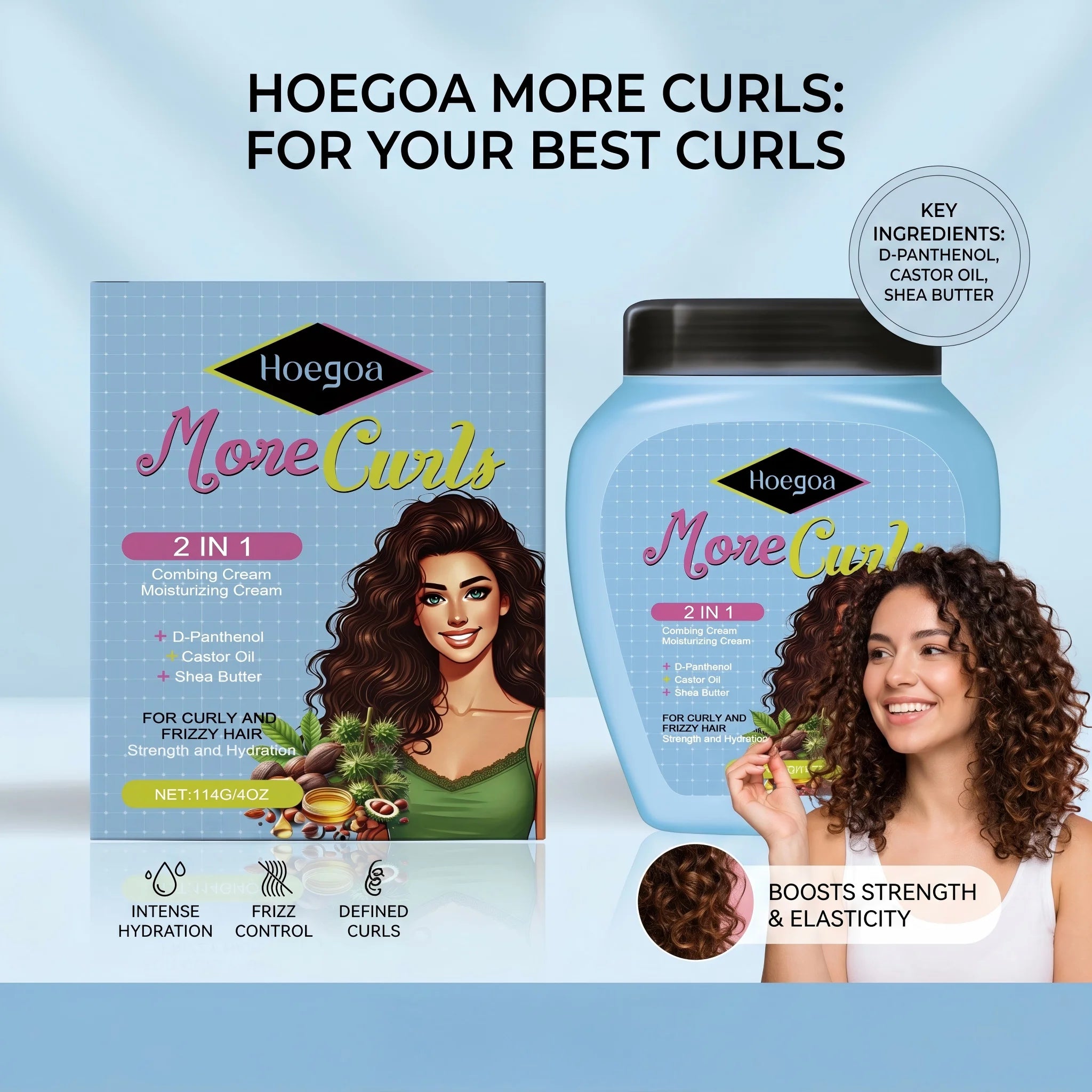 Curl Defining and Moisturizing Hair Cream - 12